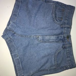 Denim shorts